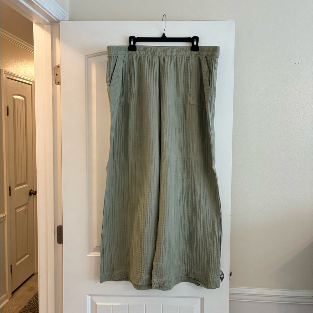 Natural Reflections Olive Green Pants